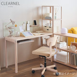 カリモク デスク クリアネル SW8012ME/MY 幅 90cm 奥行 60cm 軽い 細い オーク材 CLEARNEL シンプル モダン ワークスペース 書斎机 国産