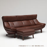 カリモク 本革張スツール ZU4606 幅62cm ZU46モデル専用 ピュアオーク色 リーベル革 トスカ革 オットマン レザー 国産 karimoku