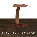 カリモク サイドテーブル 丸テーブル TU0107 高さ62cm ウォールナット  コの字型 ソファテーブル 国産 机 おしゃれ 木製 karimoku