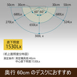 カリモク LED調光 デスクライト KS0190SH ホワイト色 USBコンセント付 学習机ライト スタンドライト クランプ取付 国産 karimoku