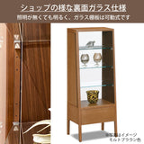 カリモク キュリオケース QT1810 オーク材  コレクションボード 幅48.7cm 飾棚 コンパクト 安心 国産 karimoku
