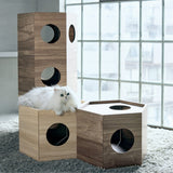 フランスペット PE03 ペットハウス ヘキサ 【単品】キャットタワー ペット家具 国産 France Pet スリム すっきり シンプル おしゃれ