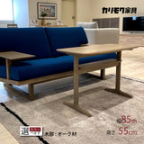 カリモク リビングテーブル TW3100 高さ55cm 幅85cm PCテーブル スリム コンパクト カフェ風 日本製 karimoku